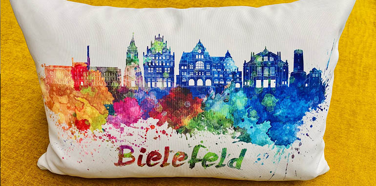 Kissen Bielefeld Regenbogen
